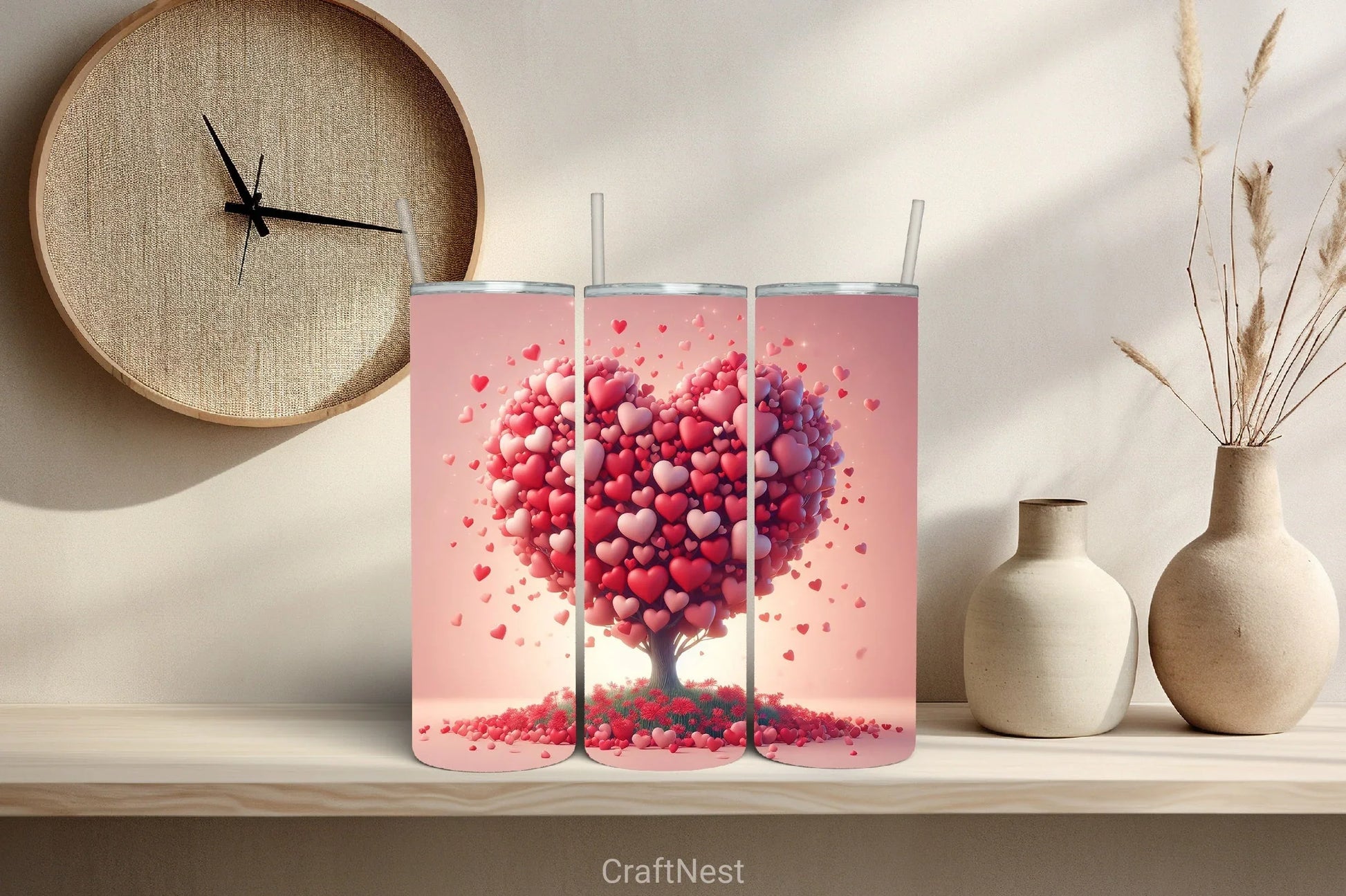 Valentine Tumbler Wrap Bundle 49 - CraftNest - Digital Crafting and Art