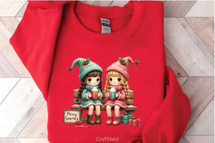 Festive Chibi Gnomes Winter Clipart Bundle - CraftNest - Digital Crafting and Art