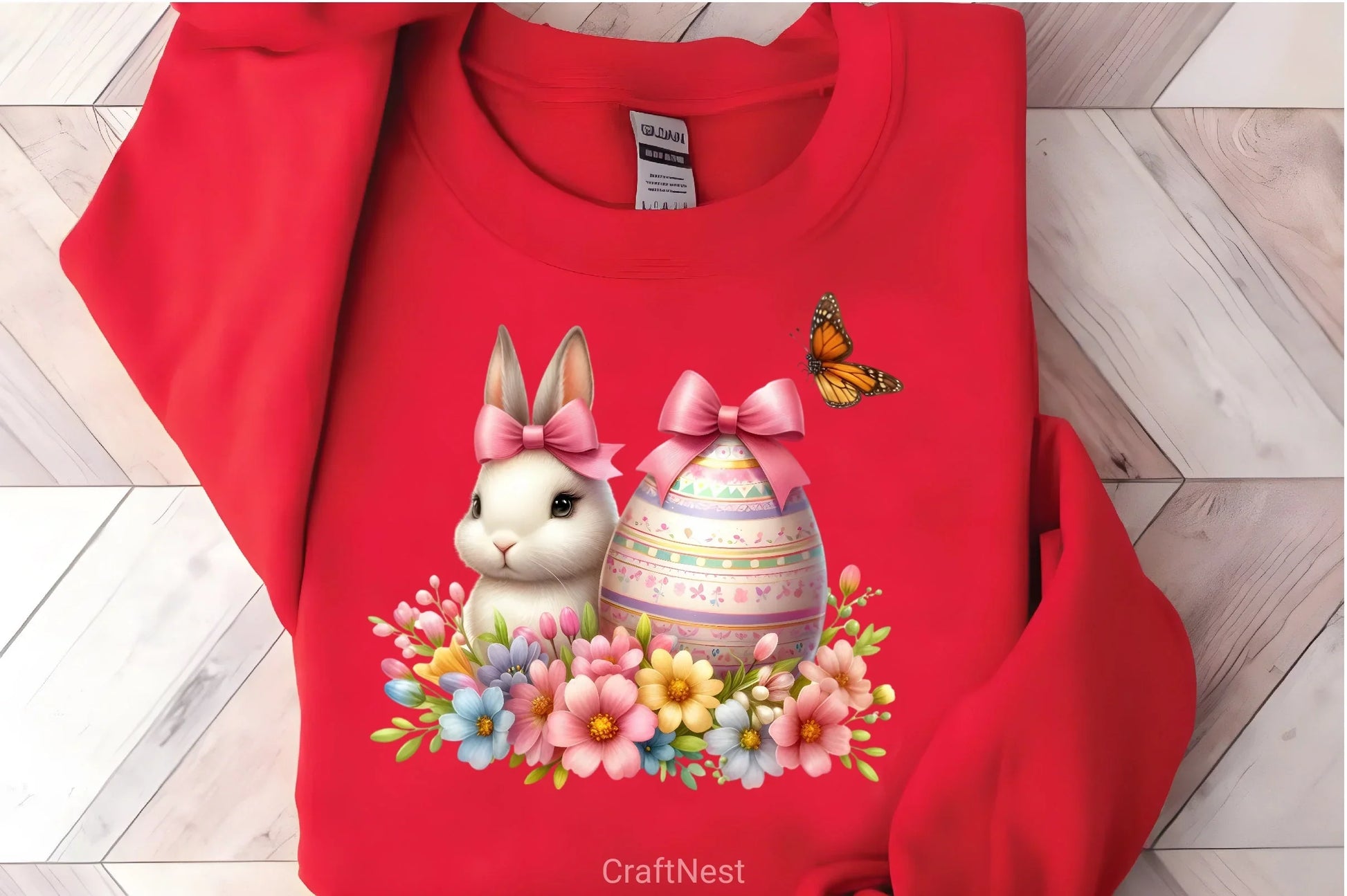 Cute Easter Bunny Clipart Bundle - CraftNest - Digital Crafting and Art