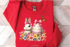 Cute Easter Bunny Clipart Bundle - CraftNest - Digital Crafting and Art