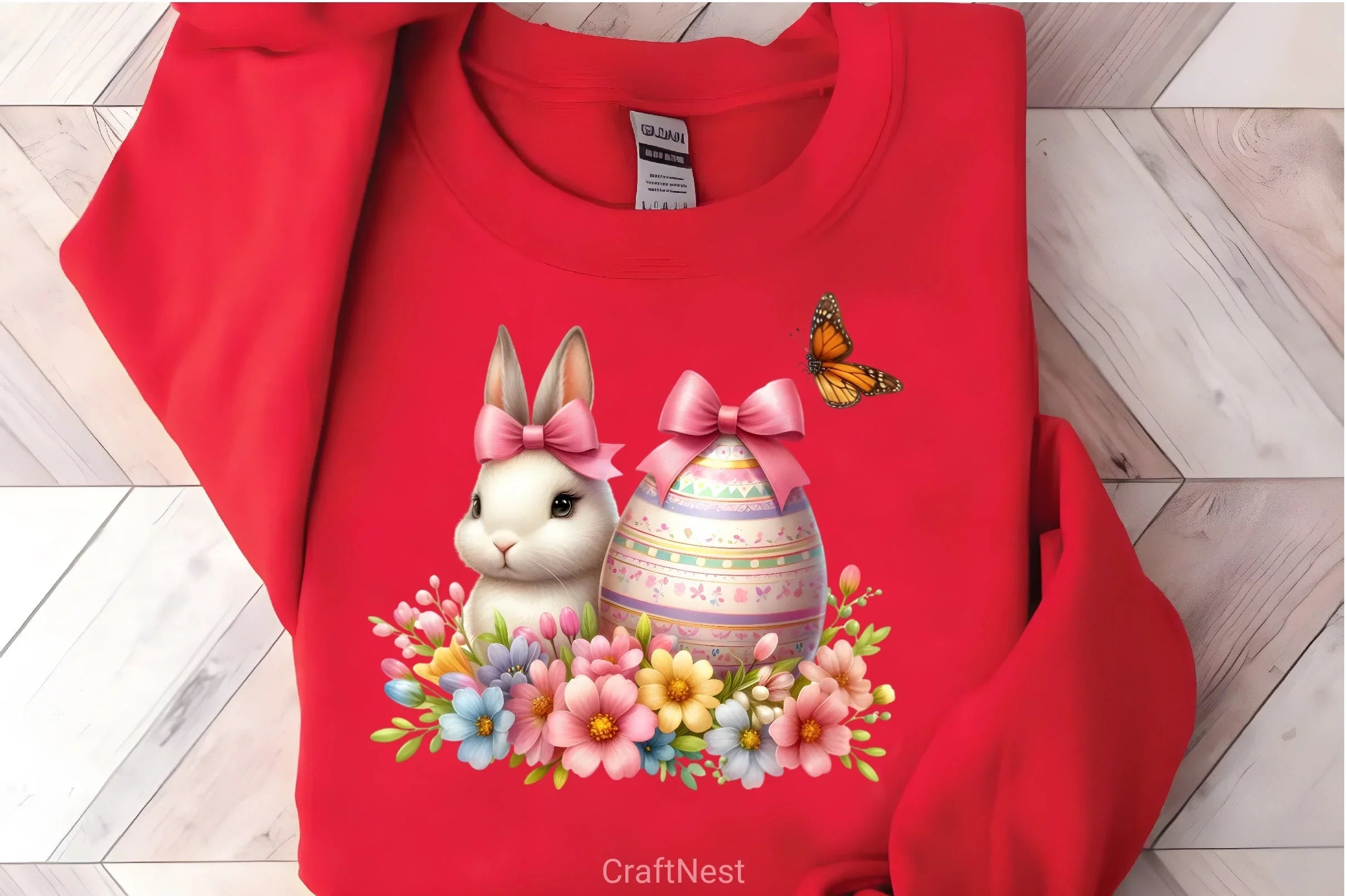 Cute Easter Bunny Clipart Bundle - CraftNest - Digital Crafting and Art