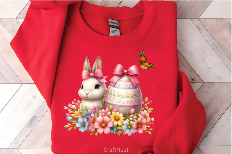 Cute Easter Bunny Clipart Bundle - CraftNest - Digital Crafting and Art