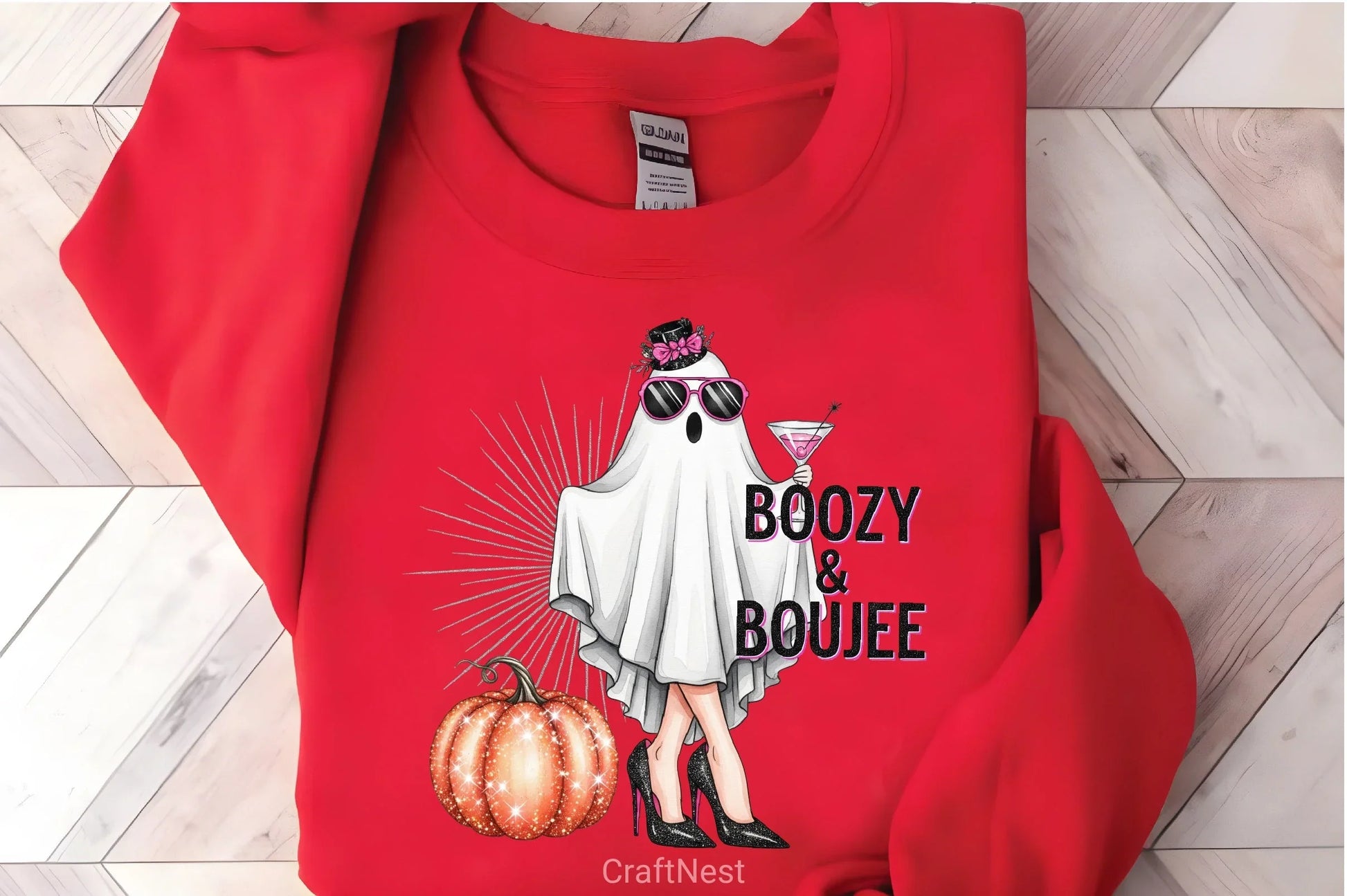 Fashionable Halloween Ghost Clipart Bundle - CraftNest - Digital Crafting and Art