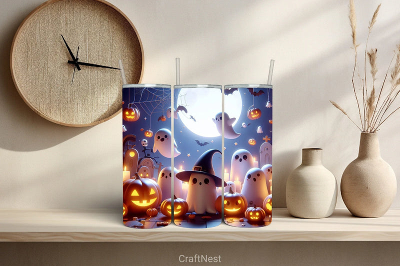 Halloween Tumbler Wrap Bundle 11 - CraftNest - Digital Crafting and Art
