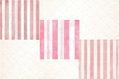 Blush Pink Stripes Pattern Digital Paper - CraftNest - Digital Crafting and Art