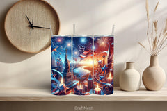 4th of July Tumbler Wrap Bundle 145 - CraftNest - Digital Crafting and Art