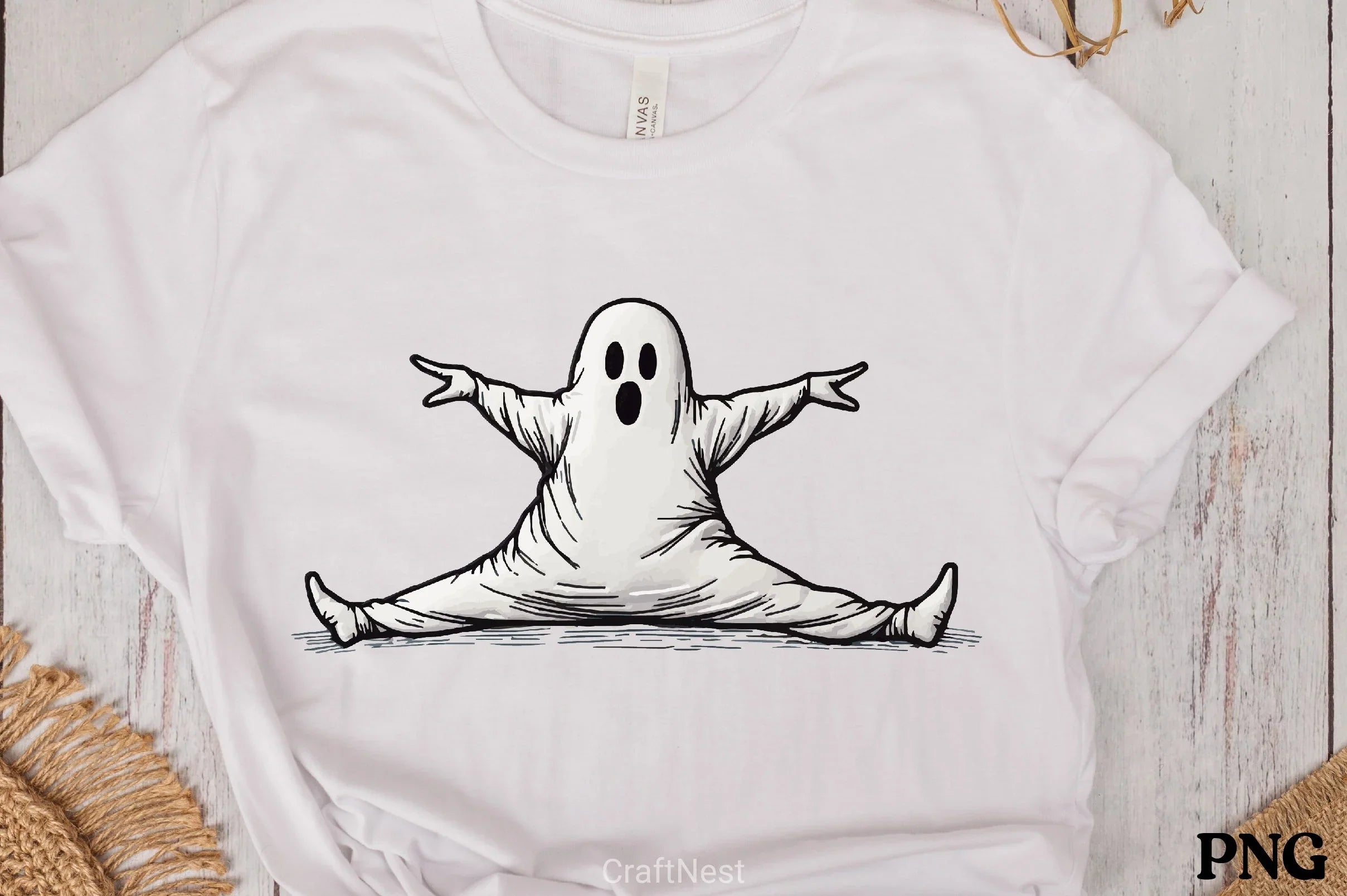 White Ghost Split Clipart Bundle - CraftNest - Digital Crafting and Art