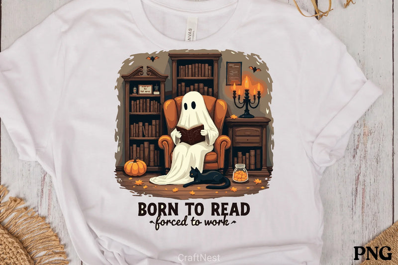 Ghost Reading Clipart Bundle - CraftNest - Digital Crafting and Art