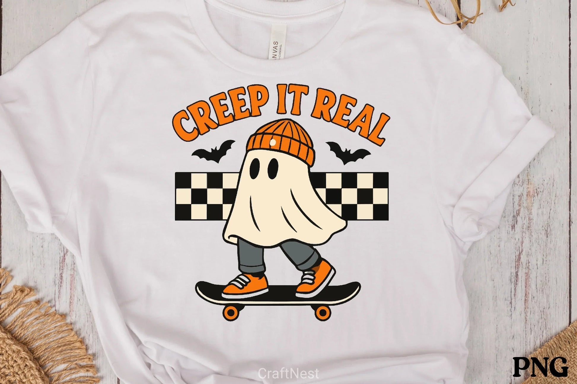 Ghost Skateboard Halloween Clipart Bundle - CraftNest - Digital Crafting and Art