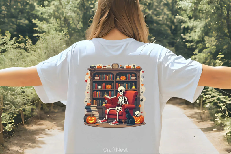 Skeleton Reading Clipart Bundle - CraftNest - Digital Crafting and Art