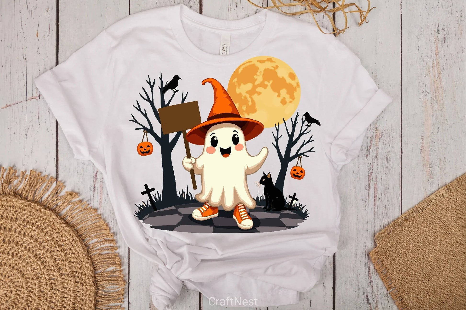 Cheerful Ghost Clipart Bundle - CraftNest - Digital Crafting and Art