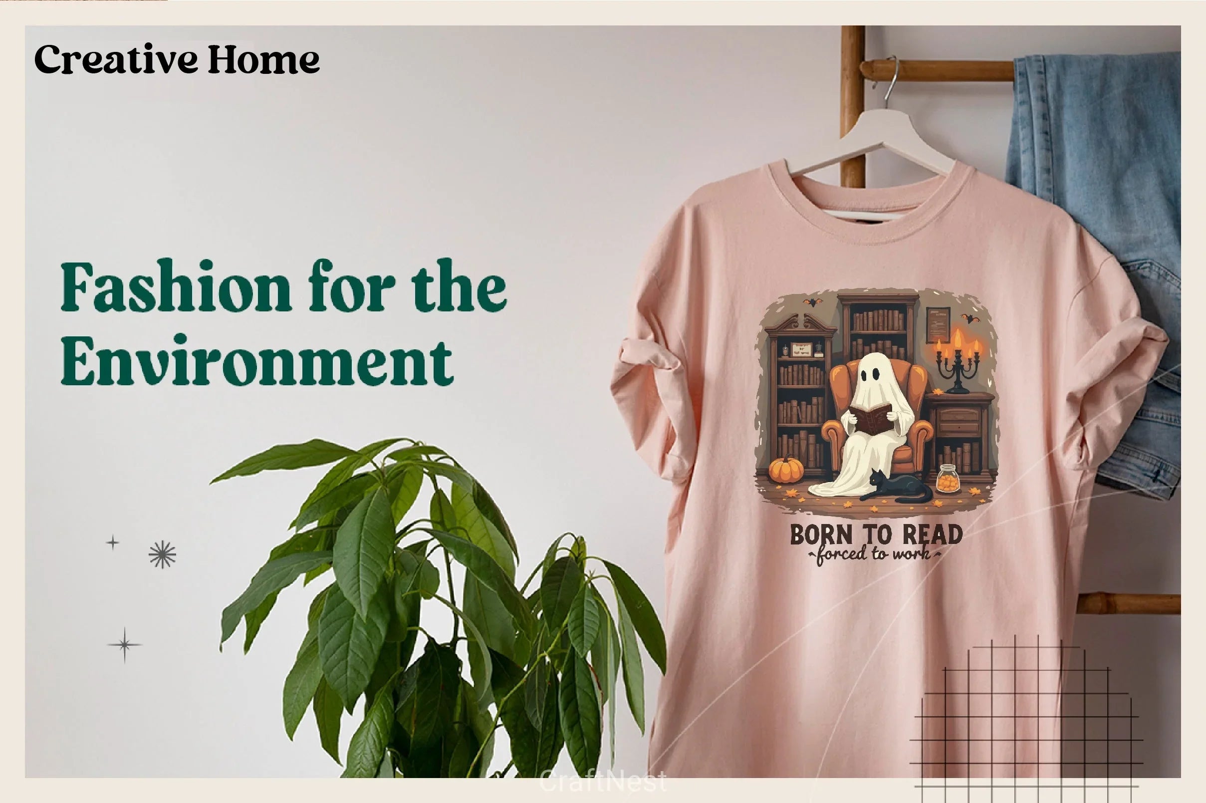 Ghost Reading Clipart Bundle - CraftNest - Digital Crafting and Art