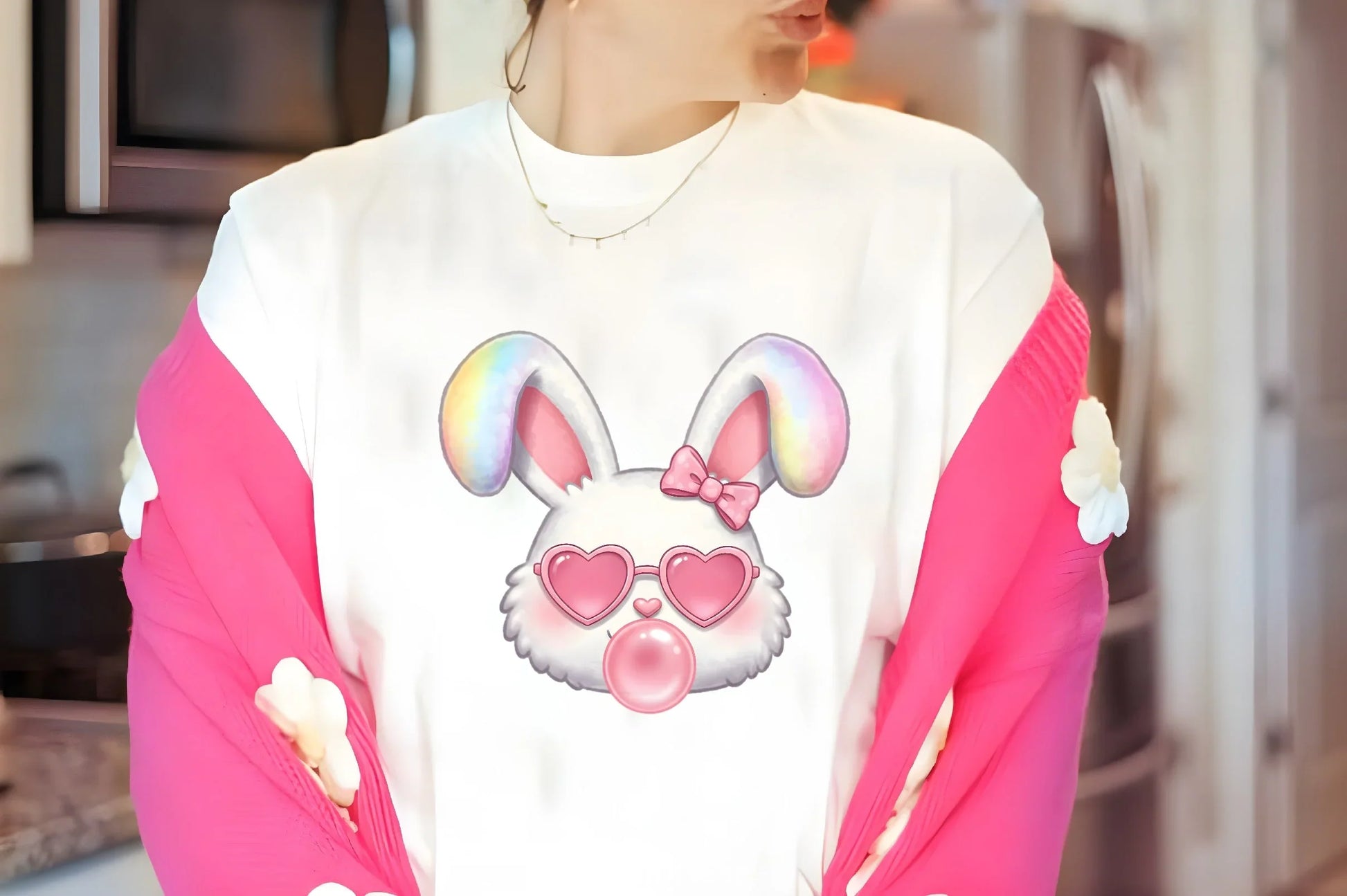 Pink Easter Bunny Clipart Bundle 51 - CraftNest - Digital Crafting and Art