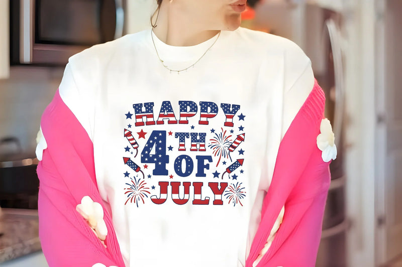Happy 4th July Shirt Clipart Bundle - CraftNest - Digital Crafting and Art