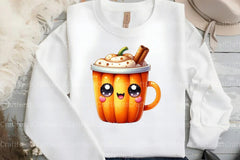 Pumpkin Spice Latte Clipart Bundle 4 - CraftNest - Digital Crafting and Art