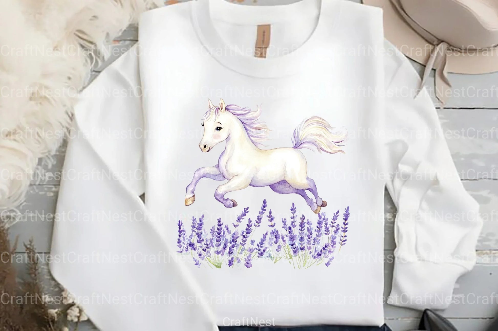 Whimsical Baby Horse Clipart Bundle - CraftNest - Digital Crafting and Art