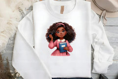 Black Kids Back to School Clipart Bundle 9 - CraftNest - Digital Crafting and Art