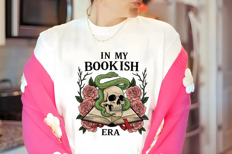 Bookish Era: Funny Book Lover Clipart Bundle - CraftNest - Digital Crafting and Art