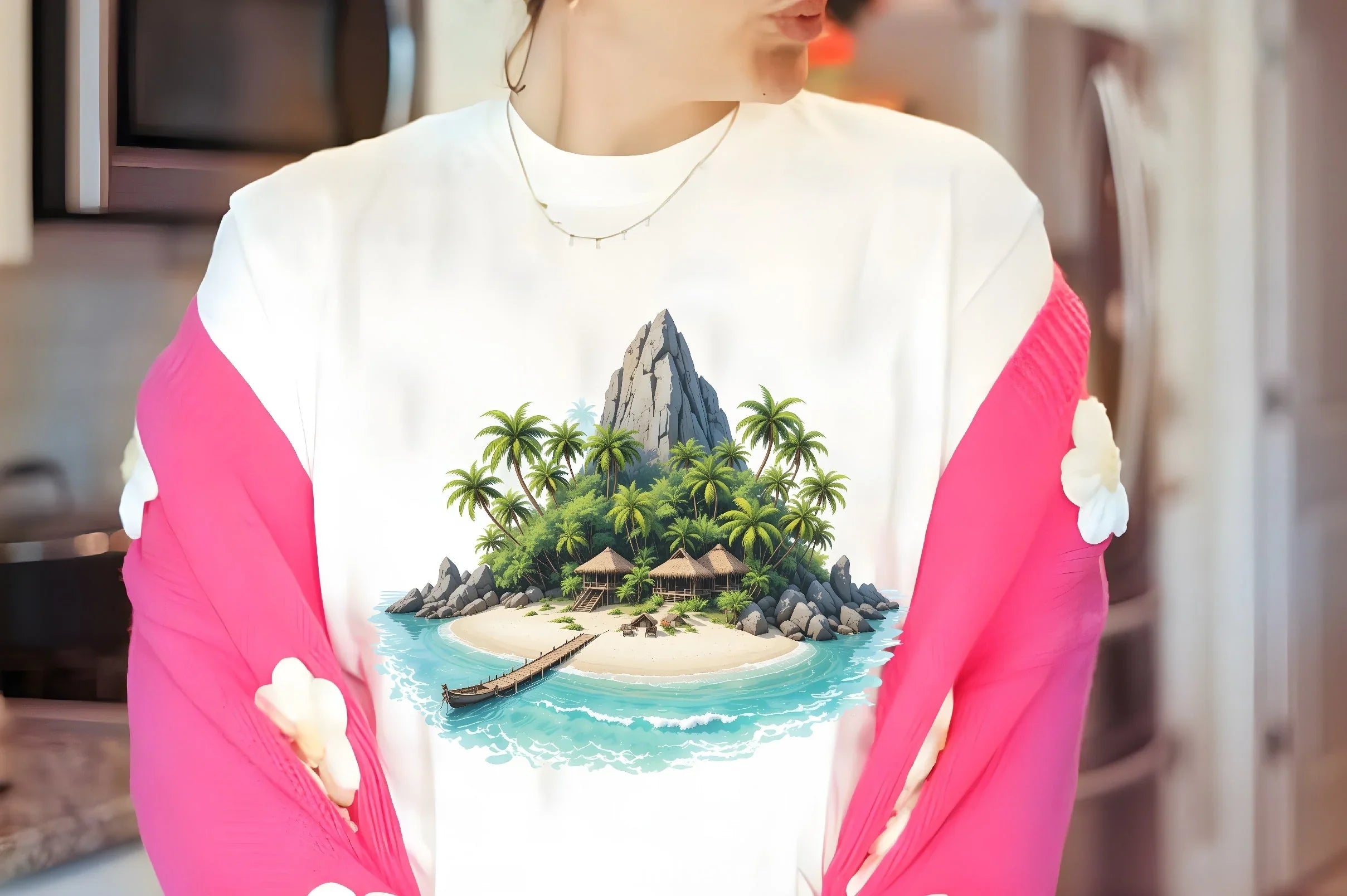 Tropical Summer Aesthetic Clipart Bundle - CraftNest - Digital Crafting and Art