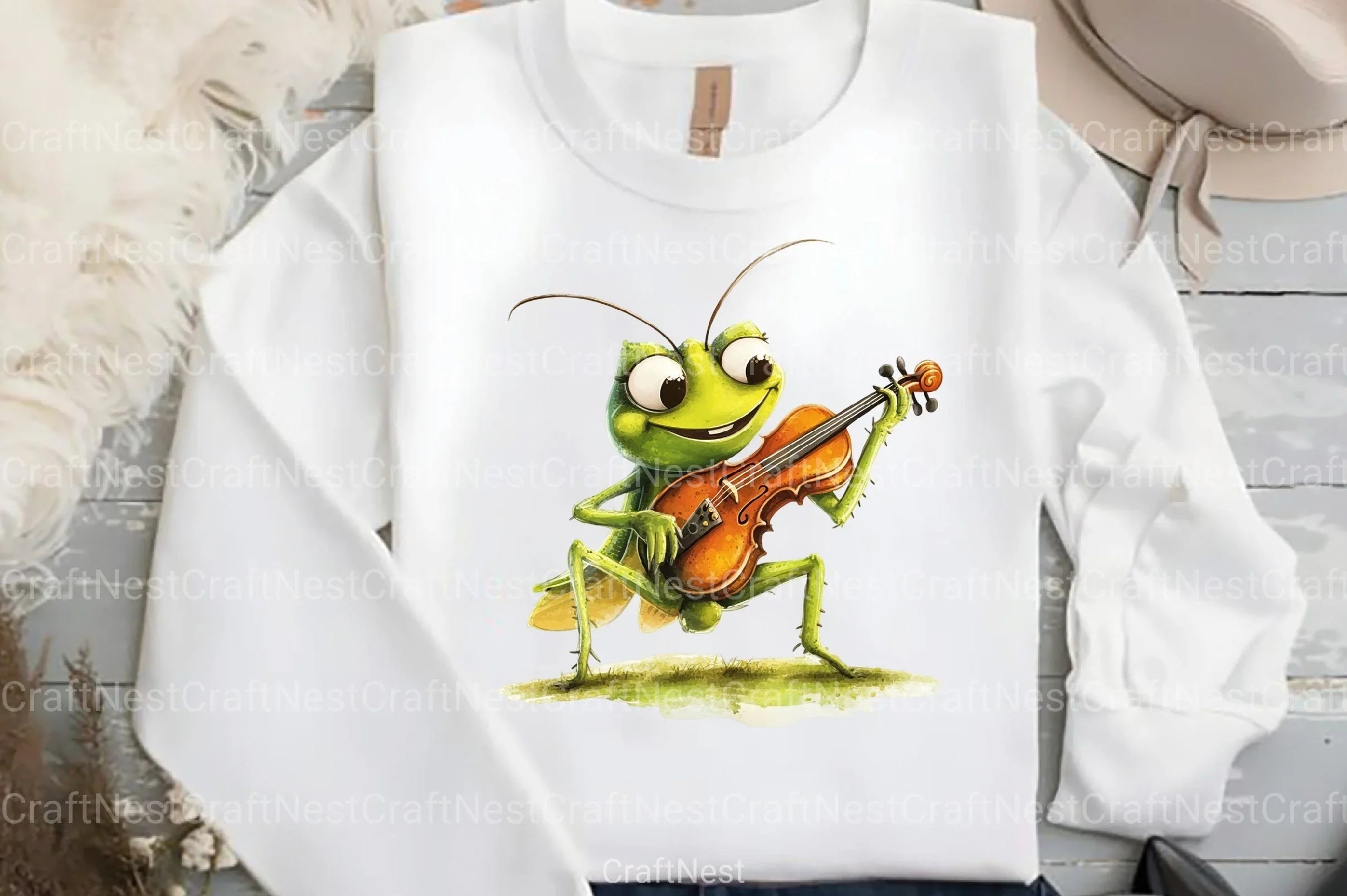 Cute Funny Cartoon Insects Clipart Bundle 2 - CraftNest - Digital Crafting and Art