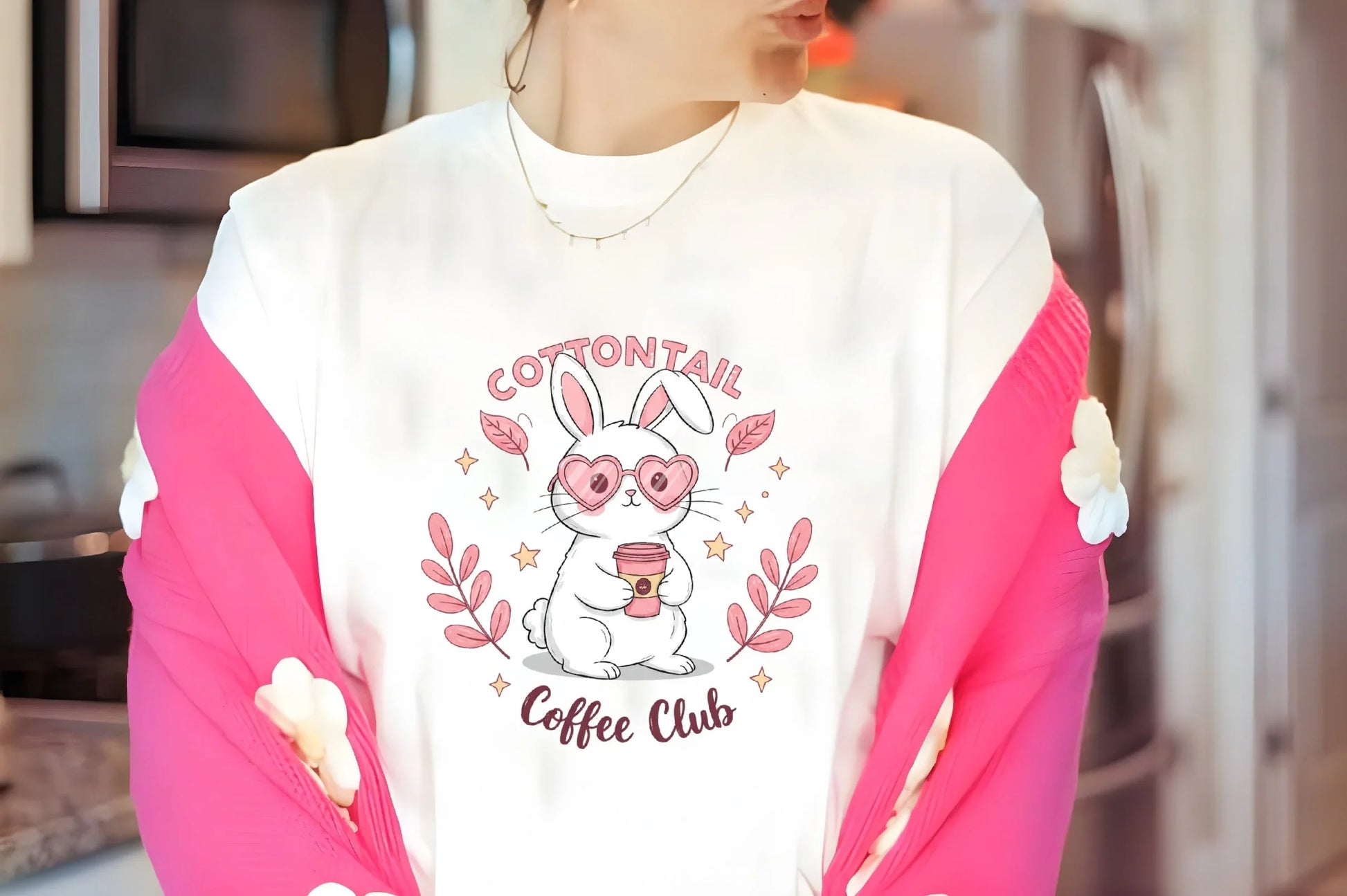 Retro Easter Bunny Iced Coffee Clipart Bundle - CraftNest - Digital Crafting and Art