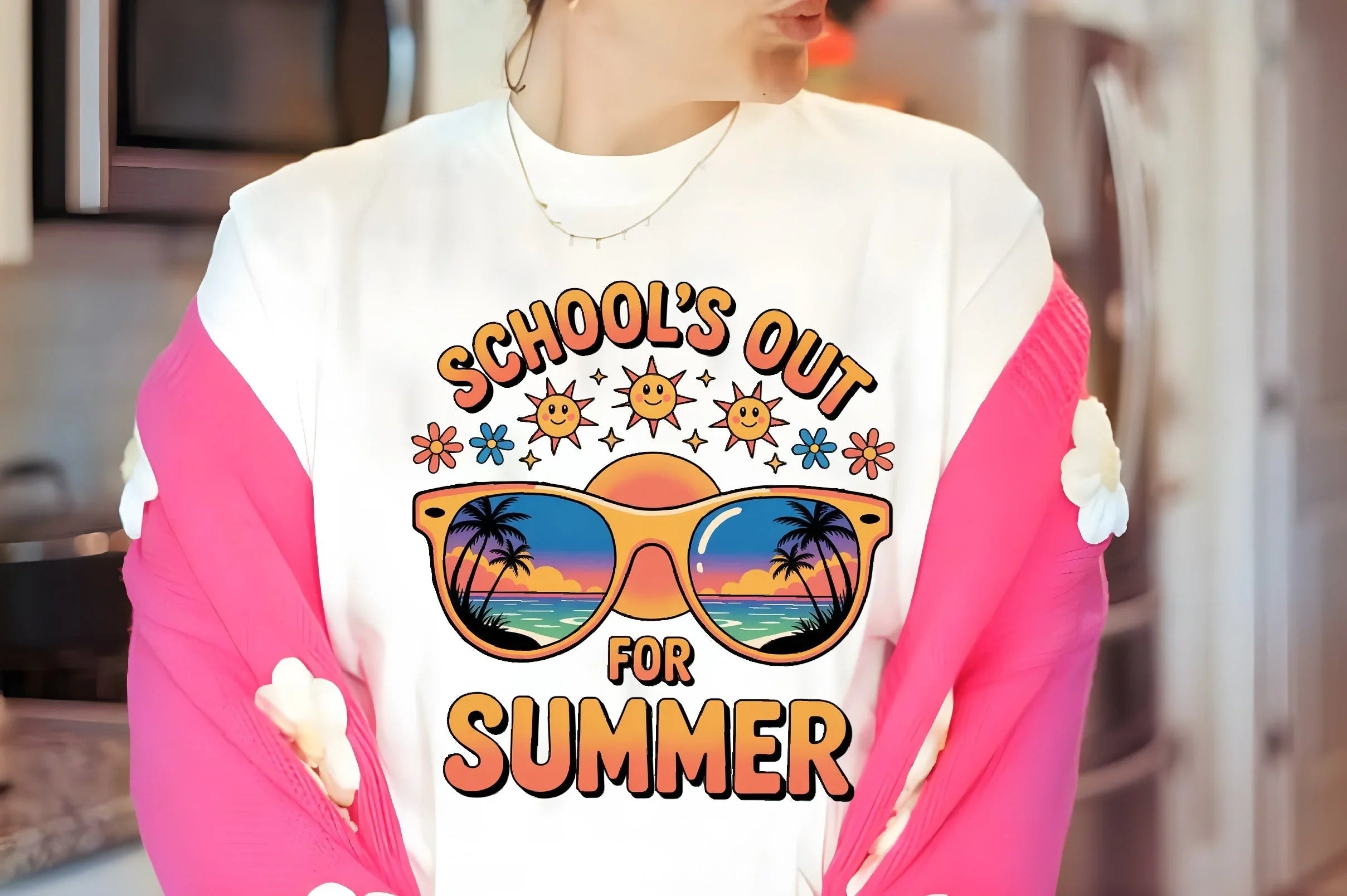 Colorful School's Out Summer Clipart Bundle - CraftNest - Digital Crafting and Art