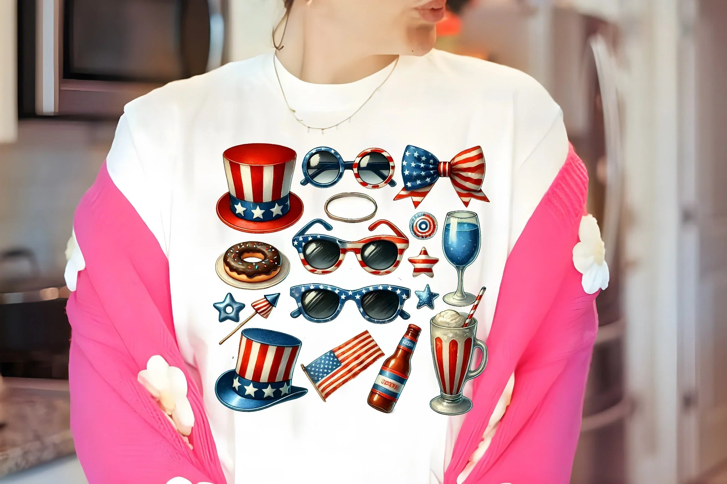 American 4th July Clipart Bundle - CraftNest - Digital Crafting and Art