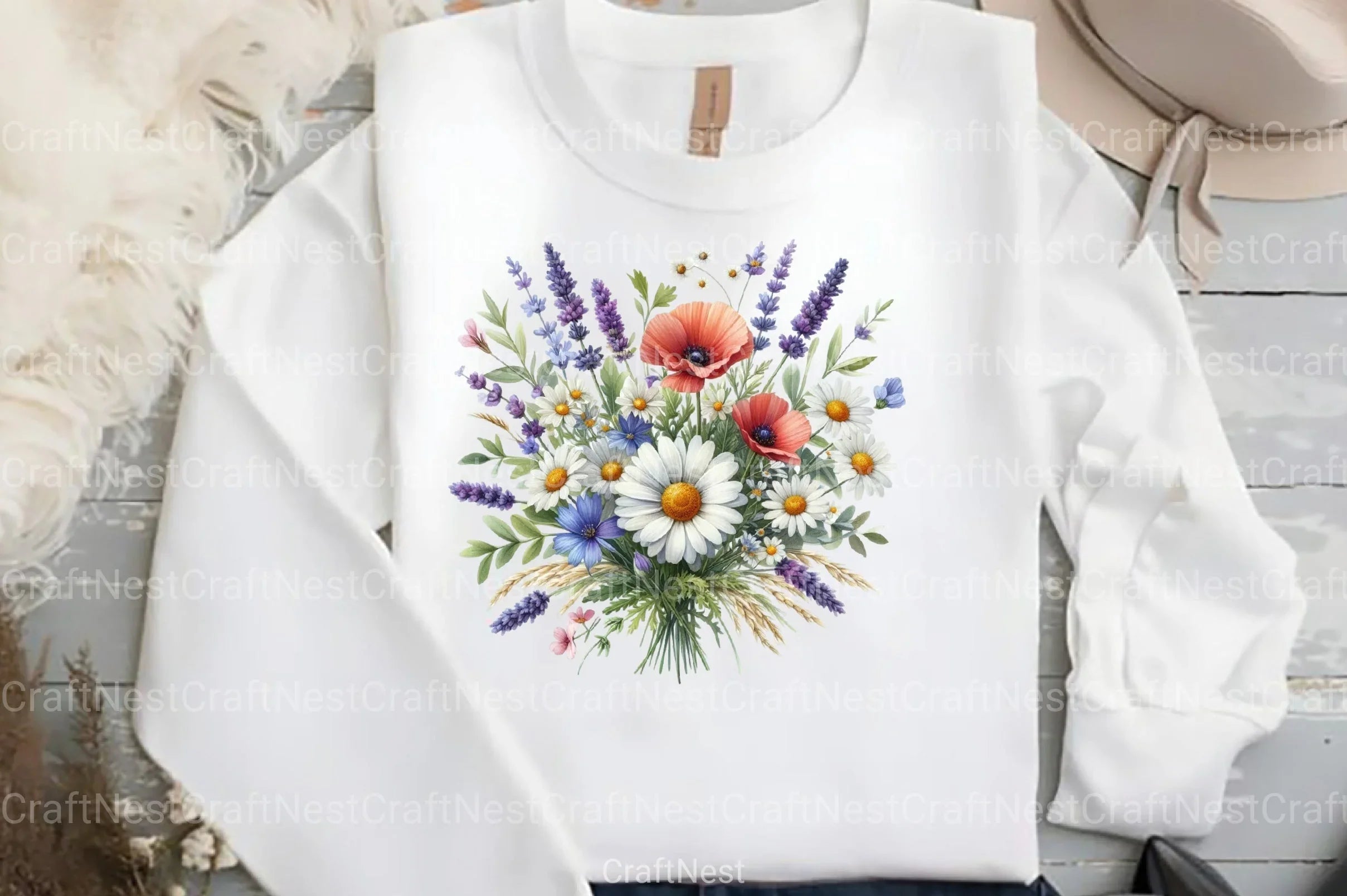 Spring Flower Garden Clipart Bundle 2 - CraftNest - Digital Crafting and Art