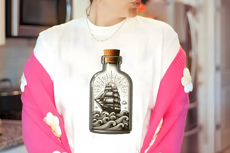 Ship In A Bottle Clipart Bundle - CraftNest - Digital Crafting and Art