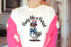 Cartoon Goose Patriotic Outfit Clipart Bundle - CraftNest - Digital Crafting and Art