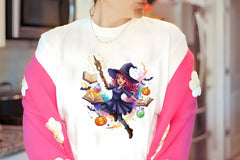 Energetic Halloween Witch Clipart Bundle - CraftNest - Digital Crafting and Art