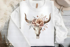 Western Desert Cow Skull Boho Clipart Bundle - CraftNest - Digital Crafting and Art