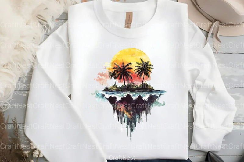 Sea Ocean Boho Clipart Bundle - CraftNest - Digital Crafting and Art