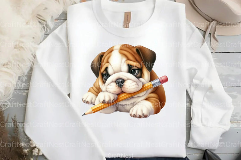 Back to School Dogs Clipart Bundle - CraftNest - Digital Crafting and Art