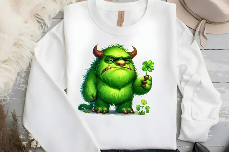 St. Patrick's Day Monsters Clipart Bundle - CraftNest - Digital Crafting and Art