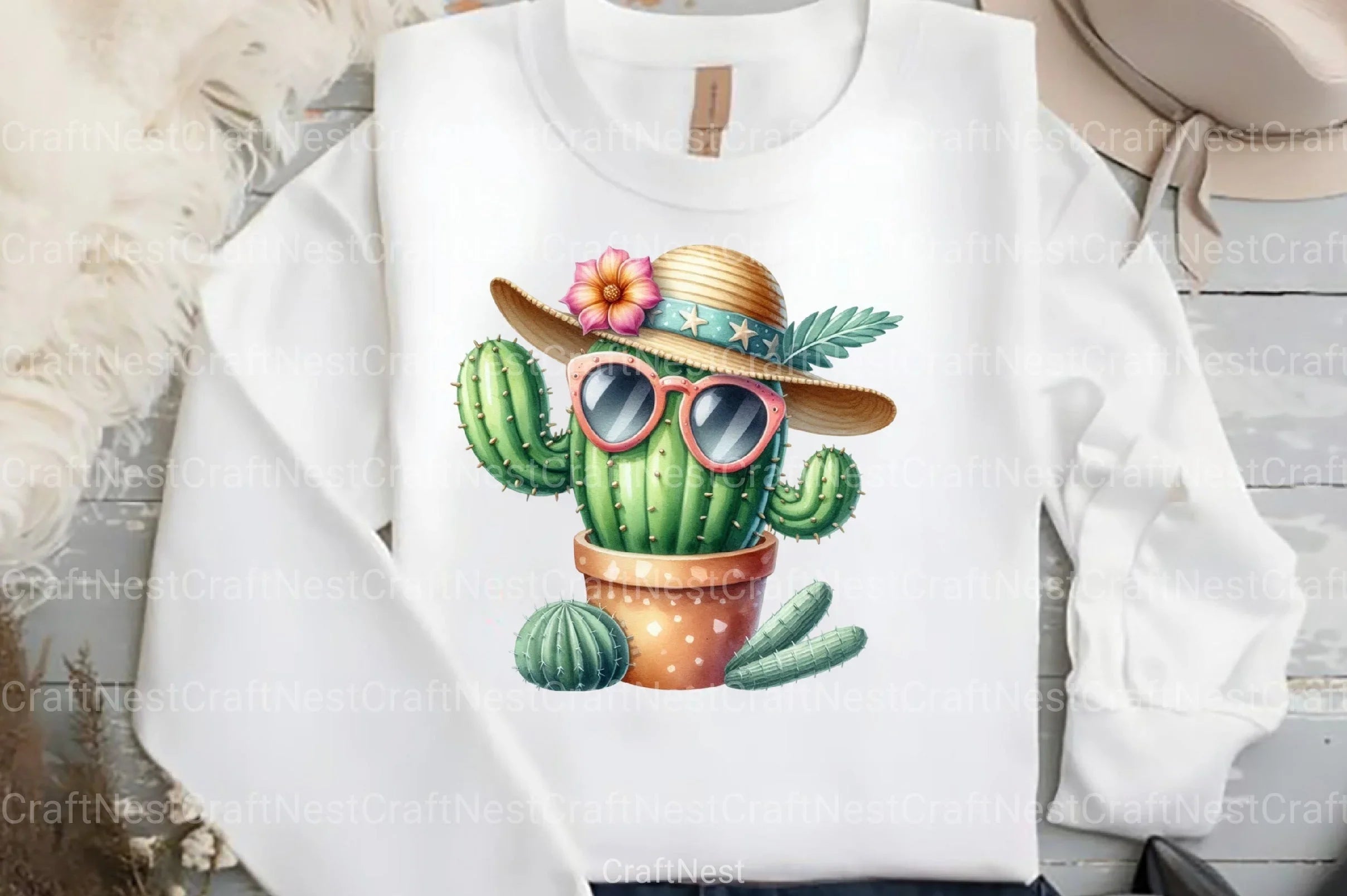 Cactus and Succulents Clipart Bundle 99 - CraftNest - Digital Crafting and Art