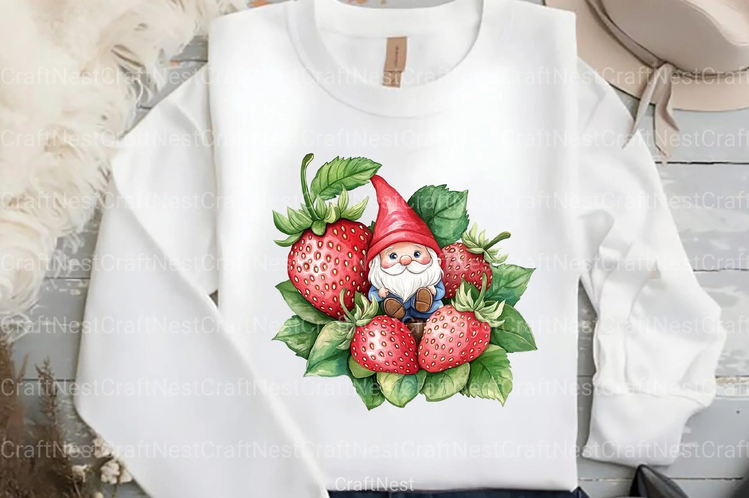 Summer Gnome Clipart Bundle 8 - CraftNest - Digital Crafting and Art