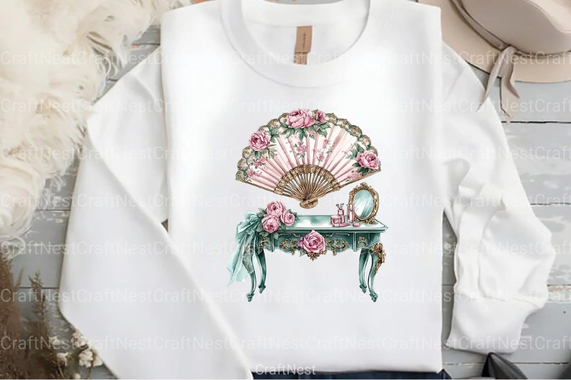 Rococo Florals Clipart Bundle - CraftNest - Digital Crafting and Art