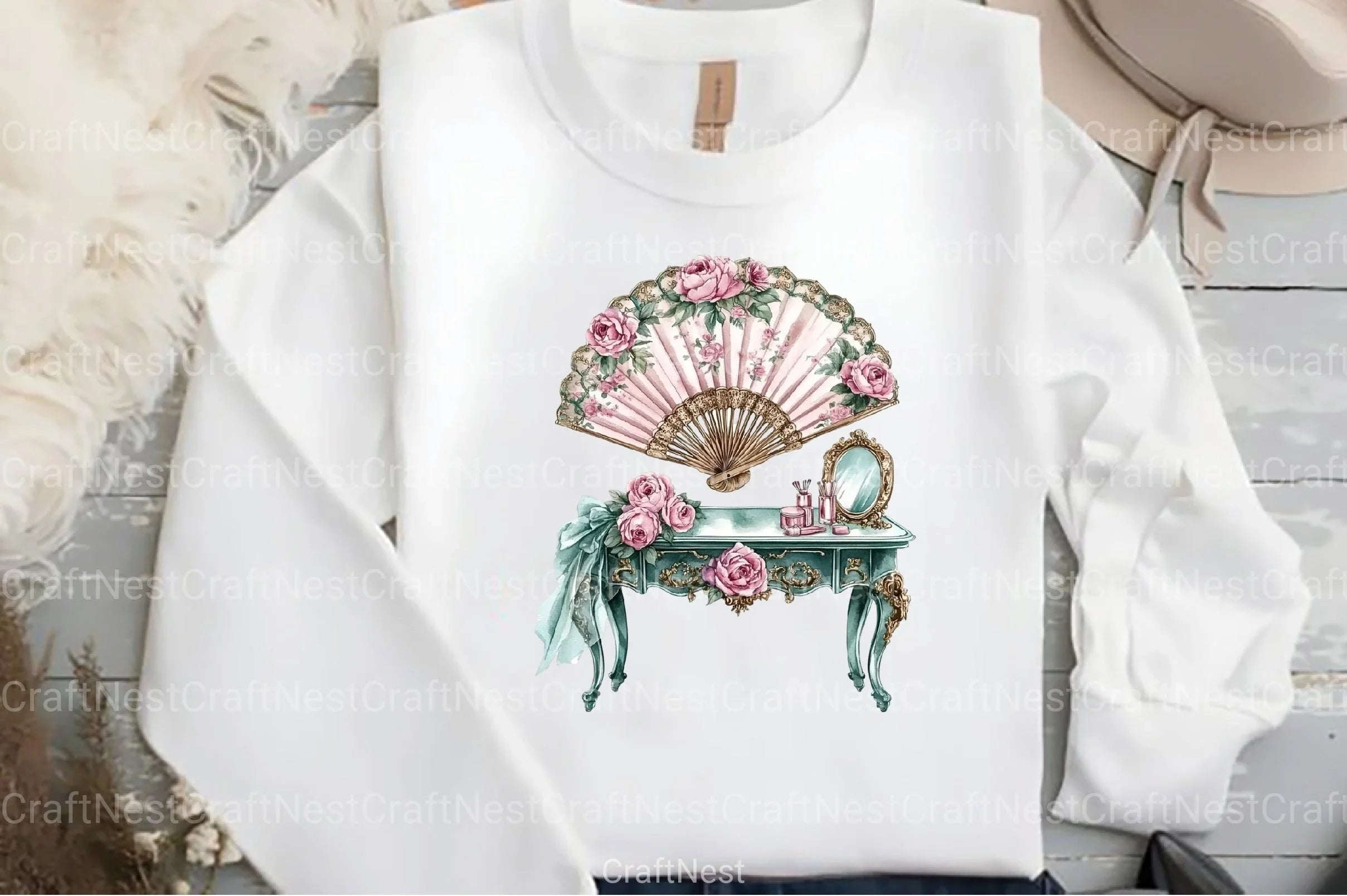 Rococo Florals Clipart Bundle - CraftNest - Digital Crafting and Art