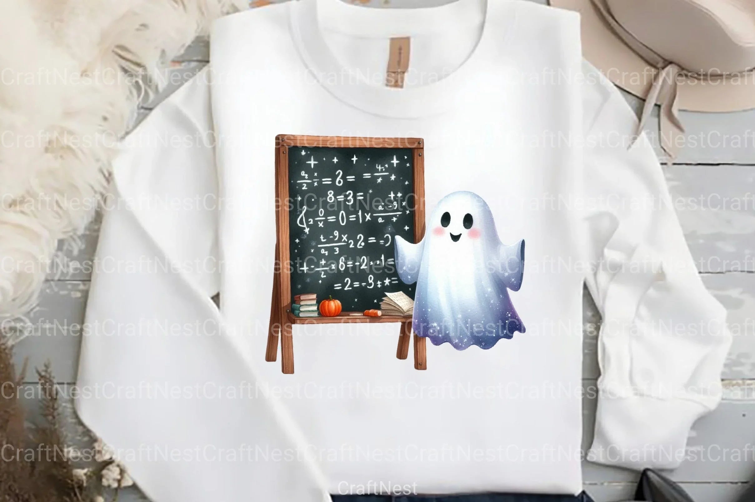 Ghost School Clipart Bundle - CraftNest - Digital Crafting and Art