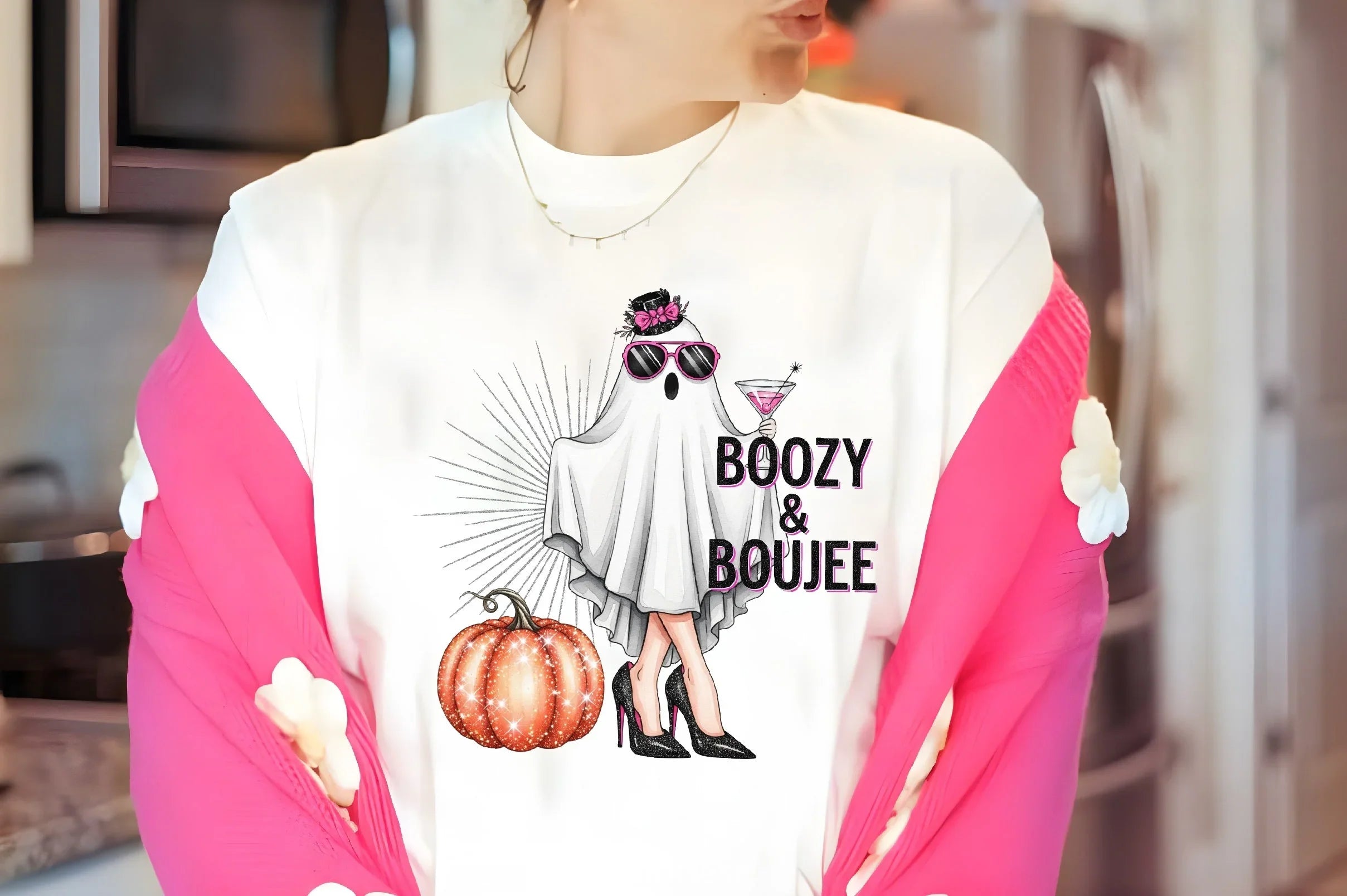 Fashionable Halloween Ghost Clipart Bundle - CraftNest - Digital Crafting and Art