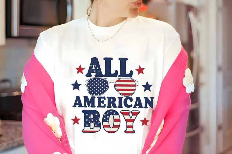 All American Boy Shirt Clipart Bundle - CraftNest - Digital Crafting and Art