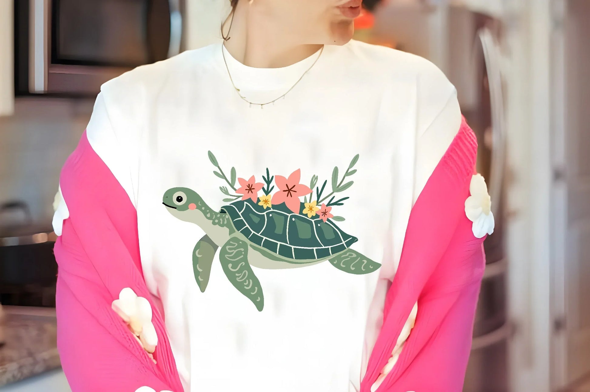 Sea Turtle Floral Shell Clipart Bundle - CraftNest - Digital Crafting and Art