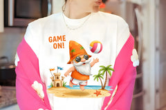 Game On! Summer Gnome Clipart Bundle - CraftNest - Digital Crafting and Art