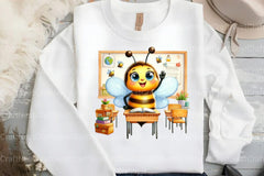 Back to School Bee Clipart Bundle 3 - CraftNest - Digital Crafting and Art