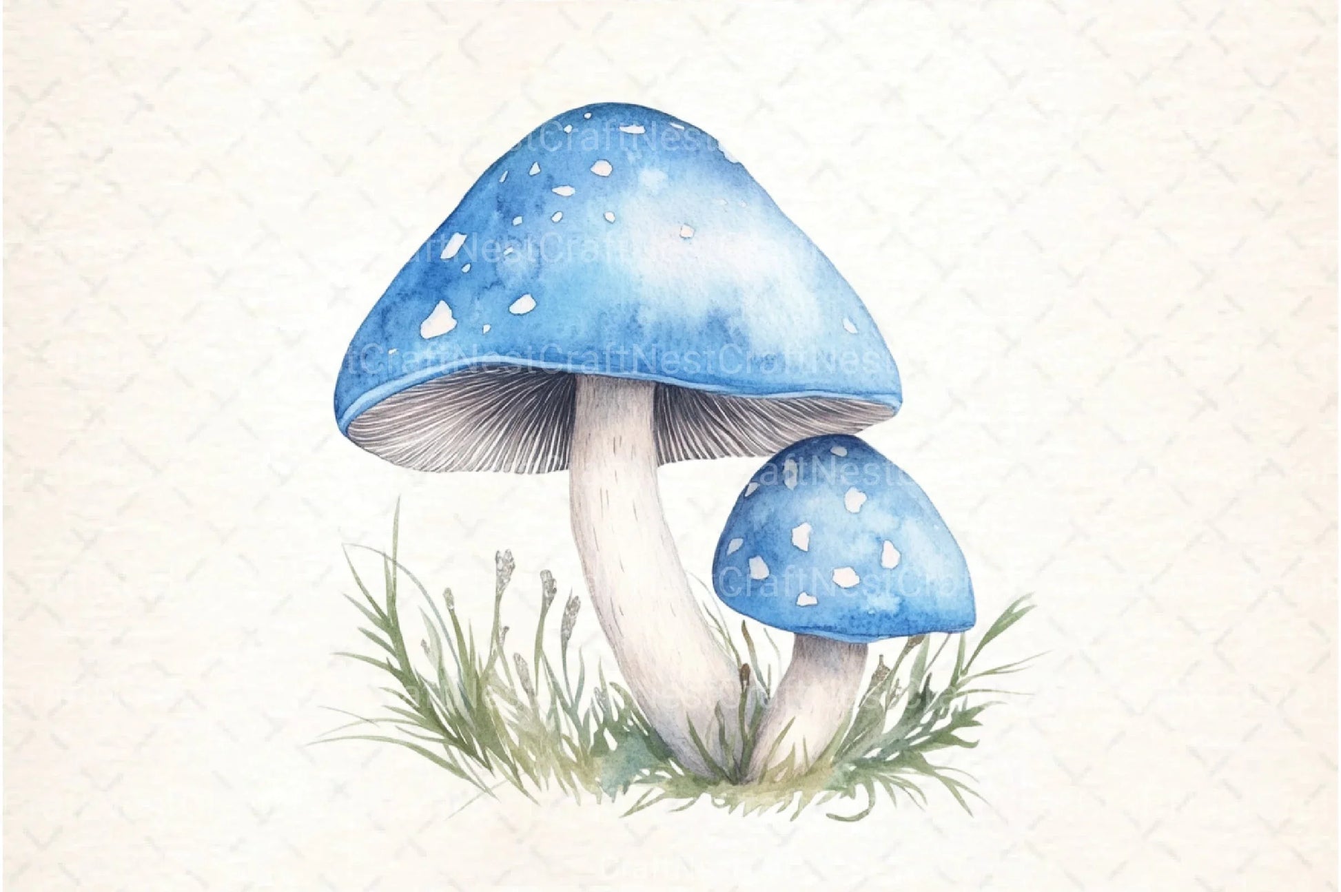 Summer Mushroom Clipart Bundle 11 - CraftNest - Digital Crafting and Art