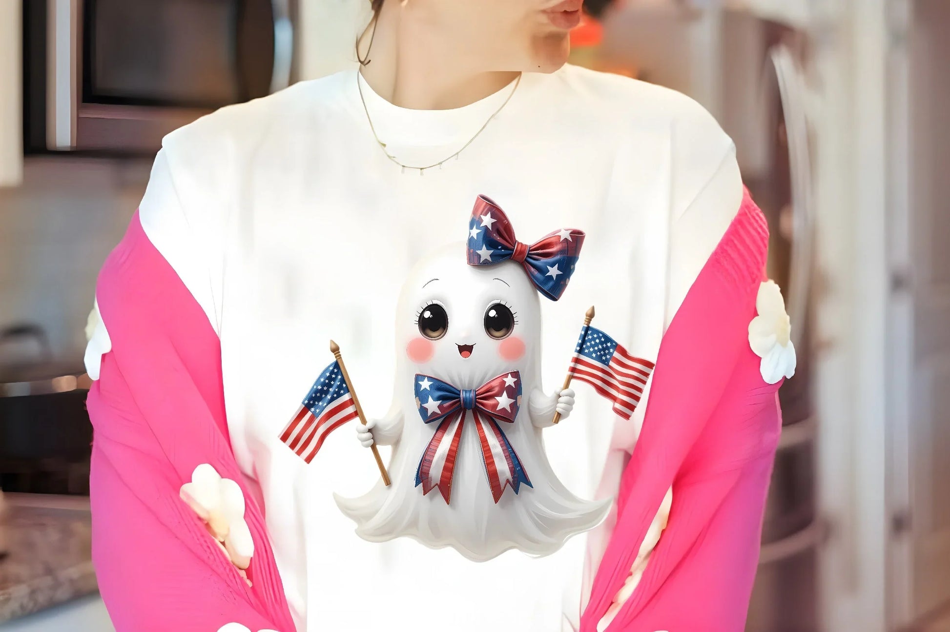 American Flag Ghost Clipart Bundle - CraftNest - Digital Crafting and Art