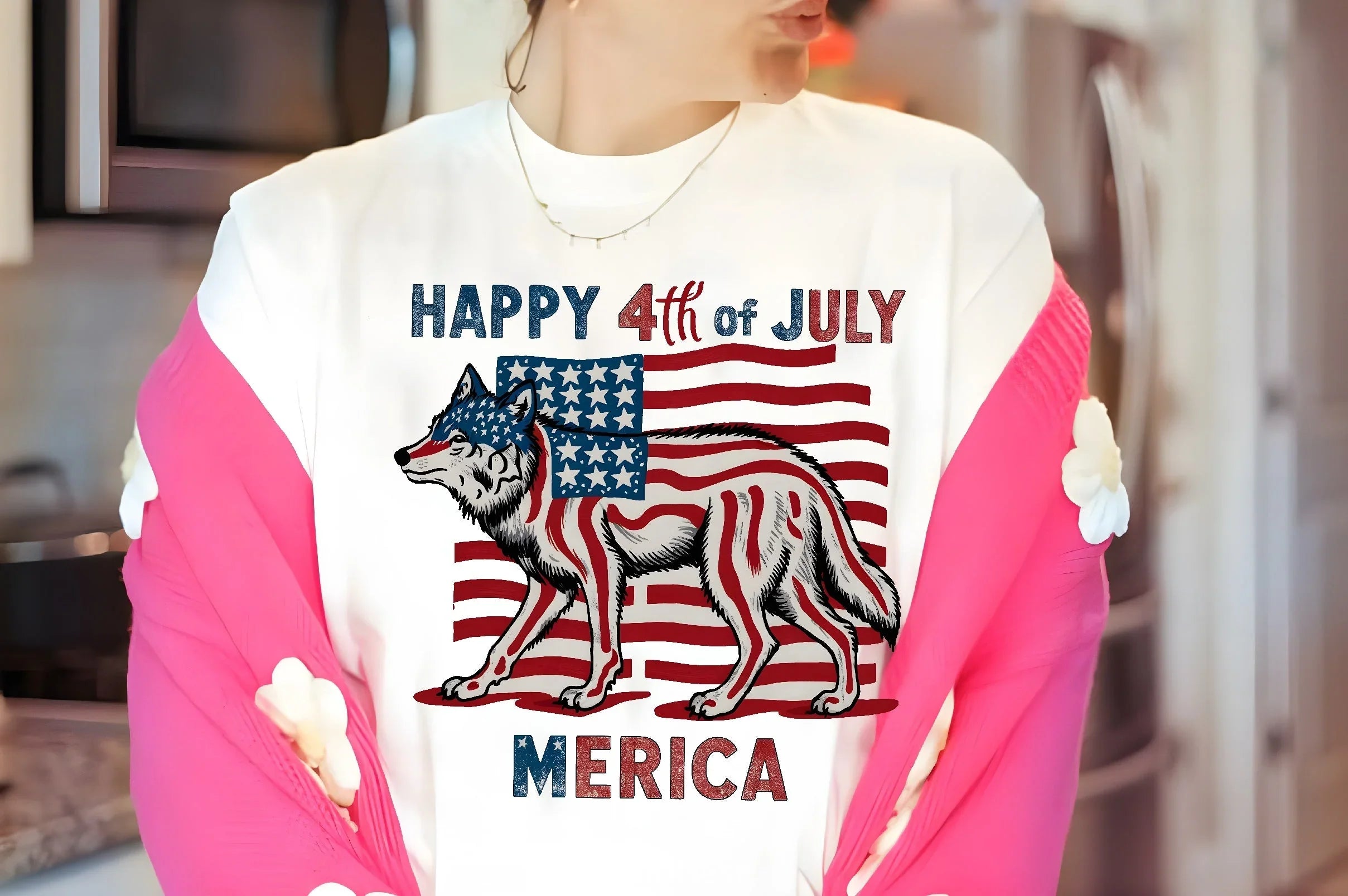 Happy 4th July Wolf Clipart Bundle - CraftNest - Digital Crafting and Art