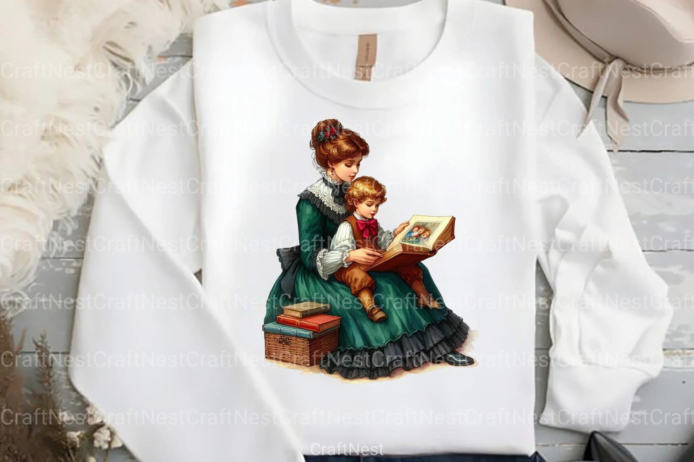 Vintage Mother's Day Clipart Bundle 1 - CraftNest - Digital Crafting and Art