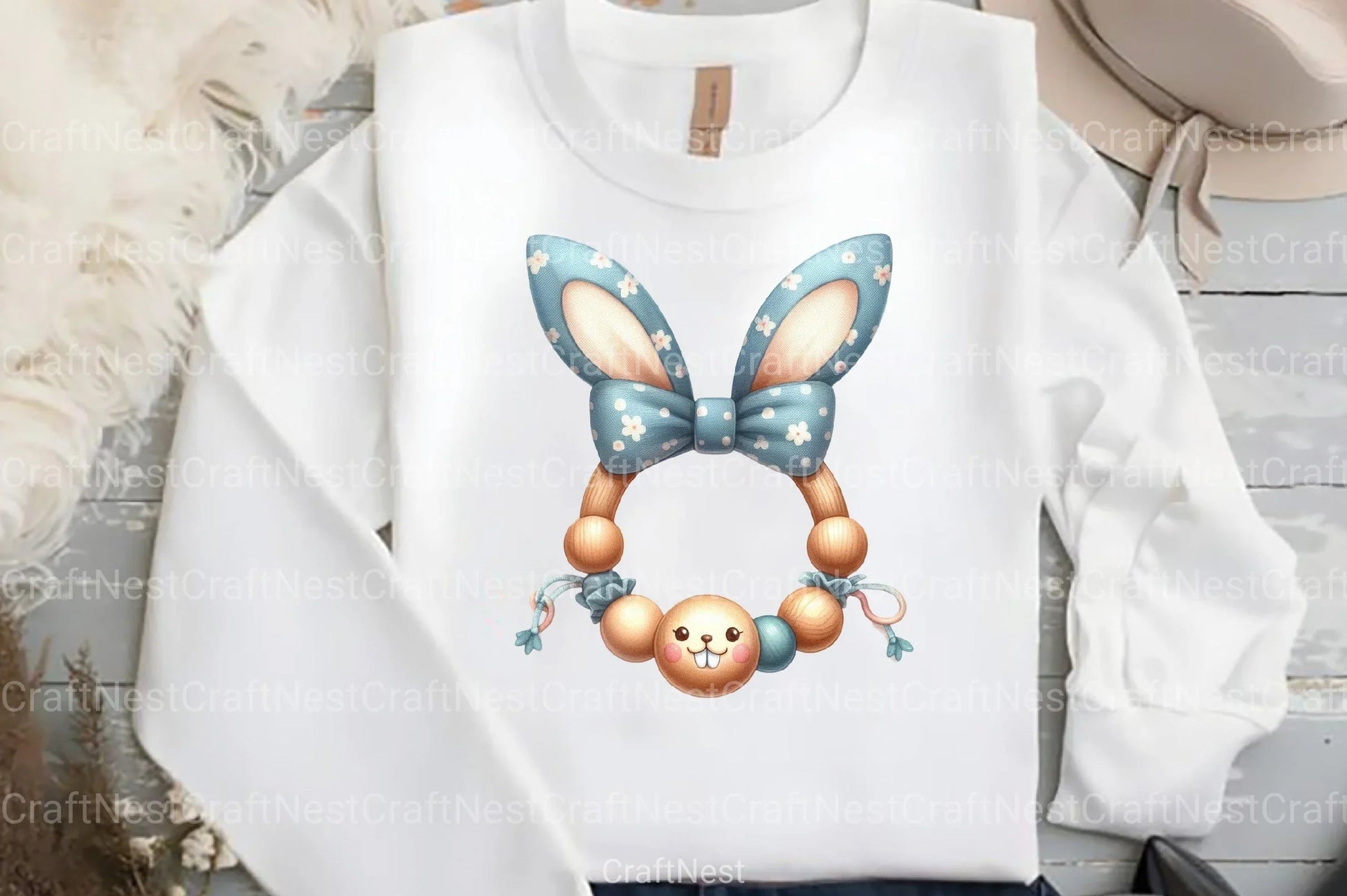 Boho Nursery Baby Clipart Bundle 98 - CraftNest - Digital Crafting and Art